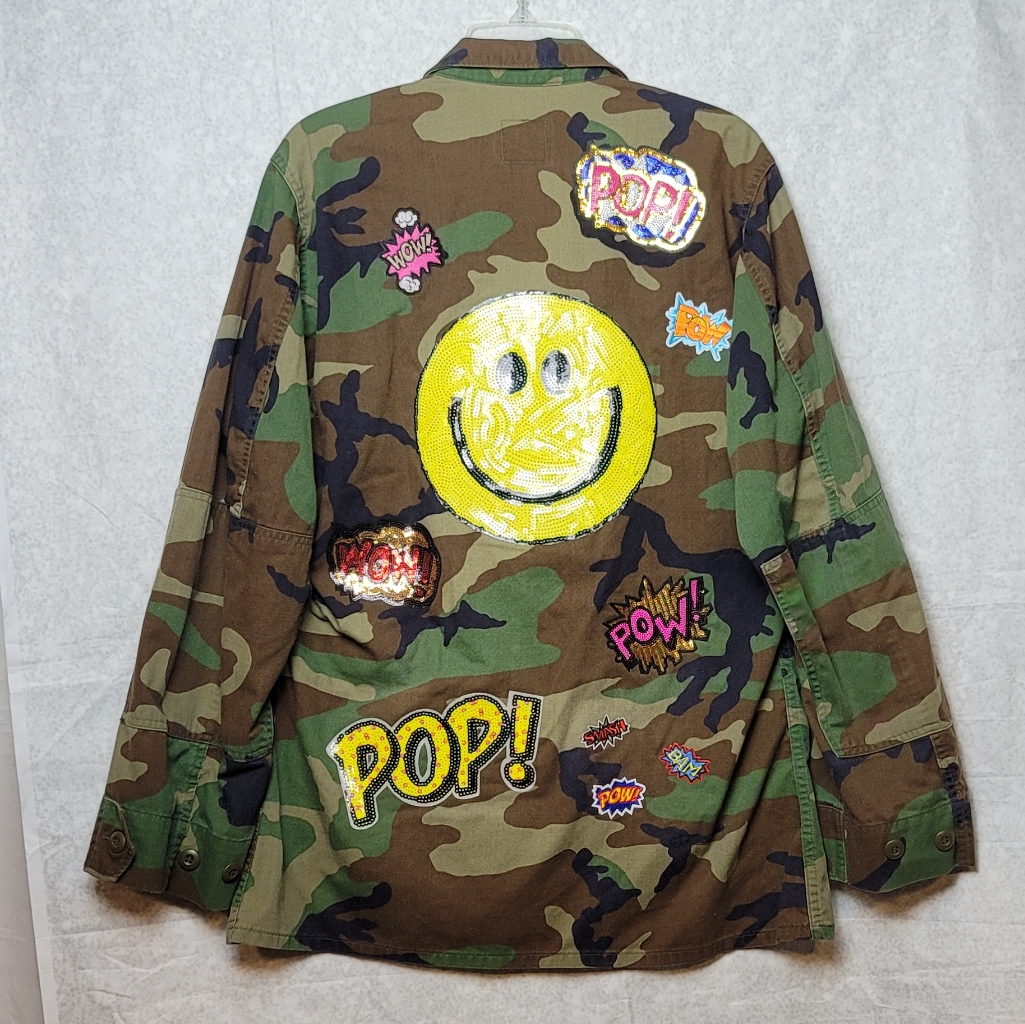 Pop Art Camouflage Jacket